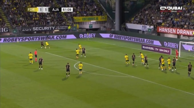 But Thilo Kehrer Pour l’équipe Ajax Contre Fortuna Sittard à la minute 62