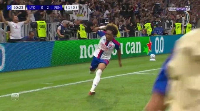 Goal Malick Fofana For Team Lyon Against Fenerbahçe minute 61