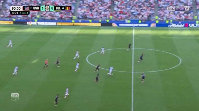 Goal Romelu Lukaku For Team Belgium Against USA minute 90