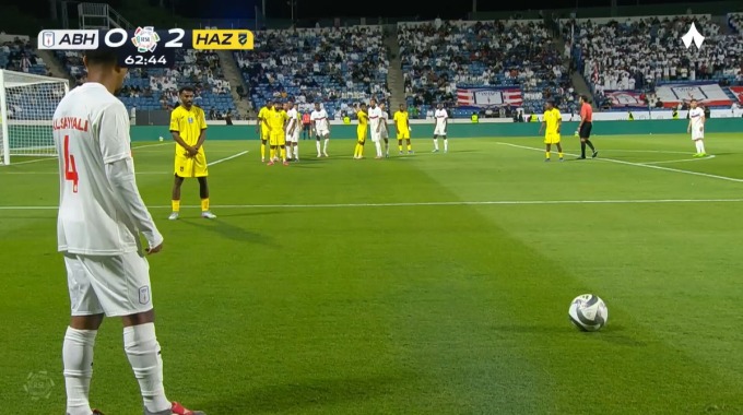 Goal Mohammed Al-Dawsari For Team Abha Against Al Hazem minute 63