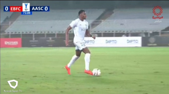 Penalty Anayo Iwuala Pour l’équipe Al-Arabi Contre East Bengal FC à la minute 75