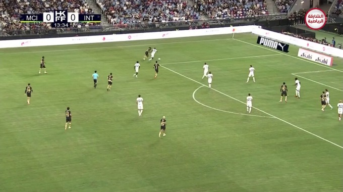 But Divin Mubama Pour l’équipe Man City Contre Inter à la minute 14