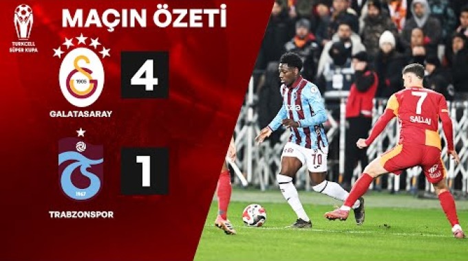 Resumen del partido Galatasaray - Trabzonspor
