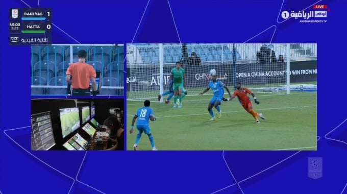 But annulé Youssoufou Niakaté Pour l’équipe Baniyas Contre Hatta à la minute 45