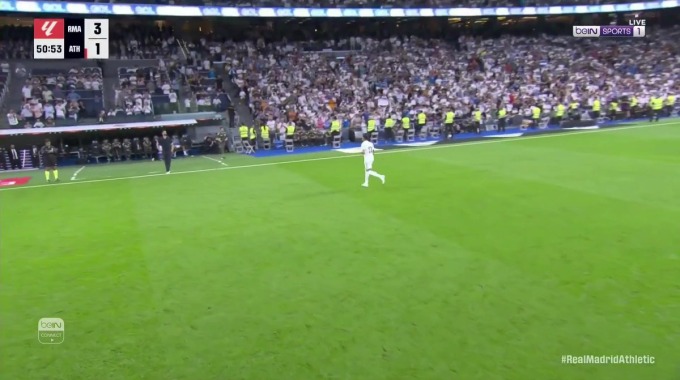 هدف كيليان مبابي لفريق ريال مدريد بمواجهة أتلتيك بلباو بالدقيقة 51