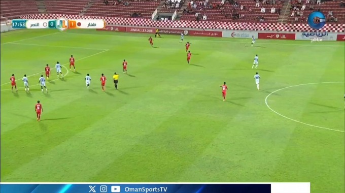 هدف إيمانويل إيسوغو لفريق النصر بمواجهة ظفار بالدقيقة 40