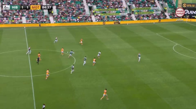 But Ibrahim Said Pour l’équipe Motherwell Contre Hibernian à la minute 85