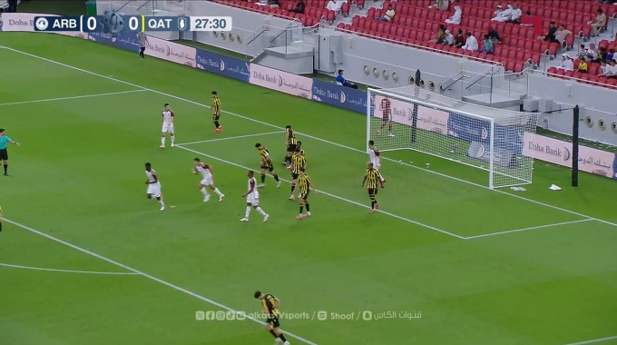 Substitution Bruno Tabata For Team Qatar SC Against Al-Arabi minute 30