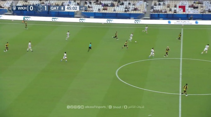 Goal Redouane Berkane For Team Al-Wakrah Against Qatar SC minute 45