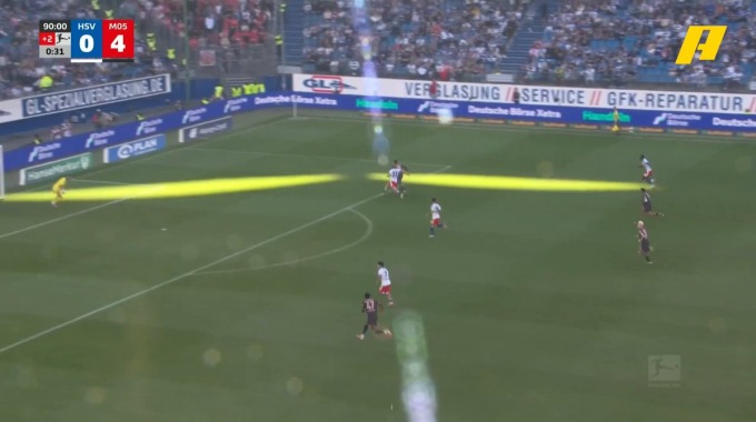 Goal Ransford Königsdörffer For Team Mainz 05 Against Hamburger minute 90