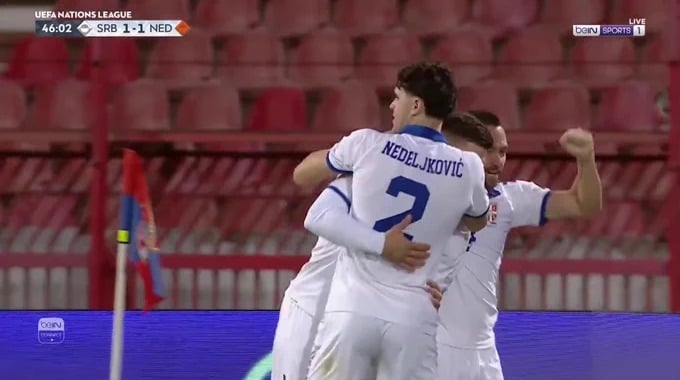 But Luka Jović Pour l’équipe Serbie Contre les Pays-Bas à la minute 47