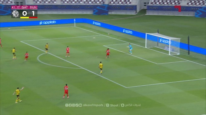 Goal Faïz Selemani For Team Qatar SC Against Al-Duhail SC minute 42