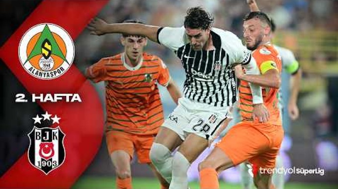 Resumen del partido Alanyaspor - Beşiktaş