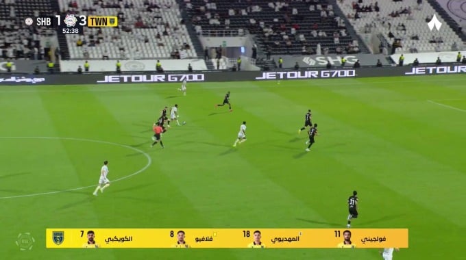Gol Roger Martínez Para el equipo Al-Taawoun Contra Al Shabab en el minuto 53