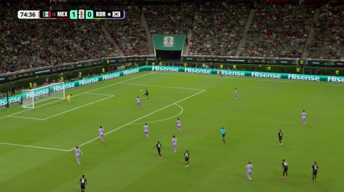 Miss Goal Raúl Jiménez For Team Mexico Against South Korea minute 75