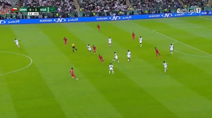 Cancel Goal Sultan Mandash For Team Saudi Arabia Against Oman minute 13