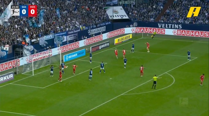 Goal Phillip Tietz For Team Mainz 05 Against Schalke minute 24