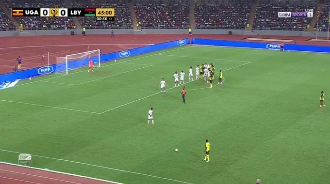 Goal Arnold Vula For Team Uganda Against Libya minute 45
