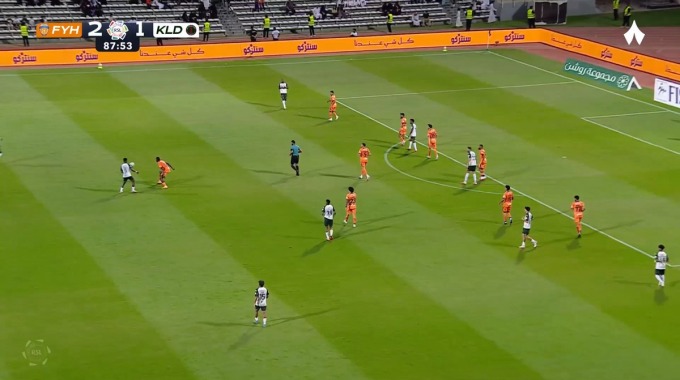 But Julien Domingues Pour l’équipe Al-Kholood Contre Al Feiha à la minute 89