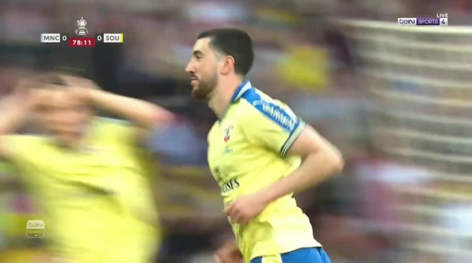 Goal Finn Azaz For Team Southampton Against Man City minute 79