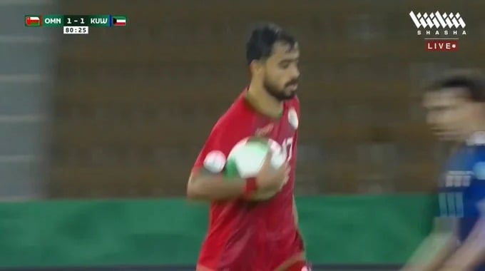 Goal Nasser Al-Rawahi For Team Oman Against Kuwait minute 81