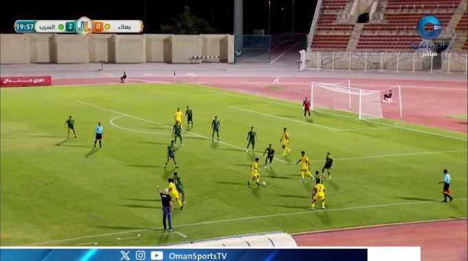 Goal Faisal Al-Aghbari For Team Bahla Against Al-Seeb minute 20