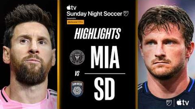 Resumen del partido Inter Miami - San Diego
