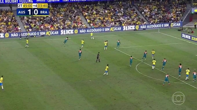 Goal Rayan For Team Brazil Against Australia minute 90