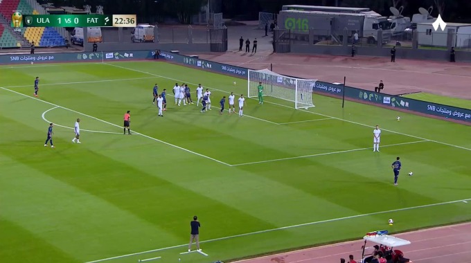 But Yoann Barbet Pour l’équipe Al-Ula FC Contre Al Fateh FC à la minute 23