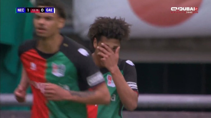 Goal Noé Lebreton For Team NEC Nijmegen Against The Eagles minute 12