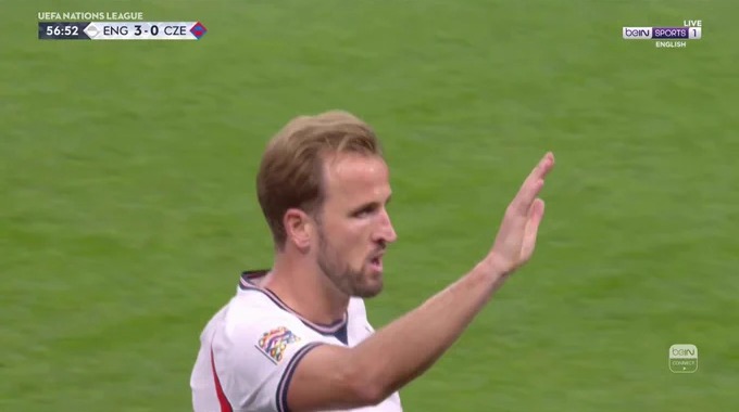 Goal Harry Kane For Team England Against Czechia minute 57