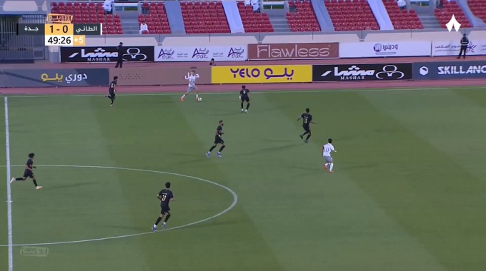 Goal Törles Knöll For Team Al-Tai FC Against Jeddah minute 45