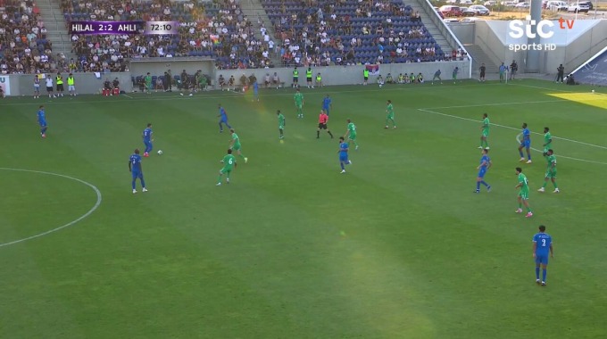 Goal Moteb Al-Harbi For Team Al Hilal Against Al-Ahli minute 73