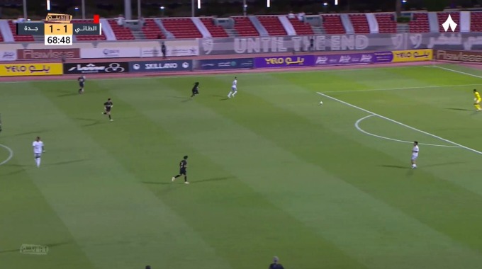 Gol Walmerson Para el equipo Jeddah Contra Al-Tai FC en el minuto 70
