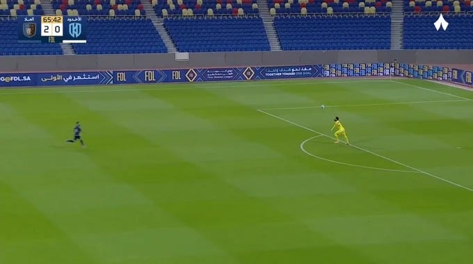 But Andre Horta Pour l’équipe Al-Ula FC Contre Al-Okhdood à la minute 67
