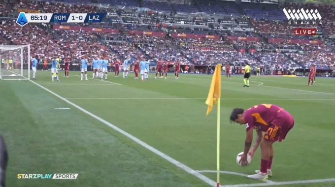 But Gianluca Mancini Pour l’équipe Roma Contre Lazio à la minute 66