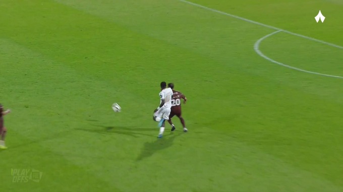 Red Card Abdullah Al-Harbi For Team Al Jabalain Against Al-Diraiyah minute 57