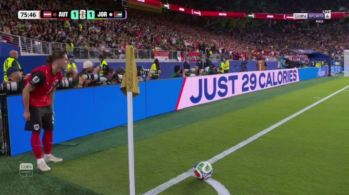 Own Goal Yazan Al-Arab For Team Jordan Against Austria minute 76