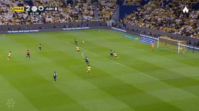Carton jaune Bader Al-Mutairi Pour l’équipe Abha Contre Al Nassr FC à la minute 64