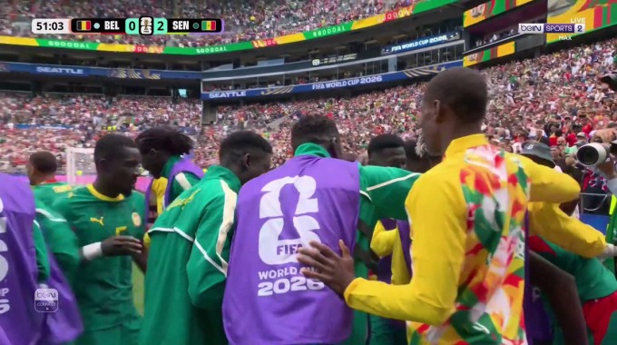 Goal Ismaïla Sarr For Team Senegal Against Belgium minute 51