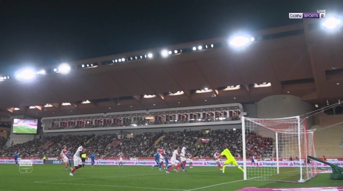 Goal Folarin Balogun For Team Monaco Against Marseille minute 74