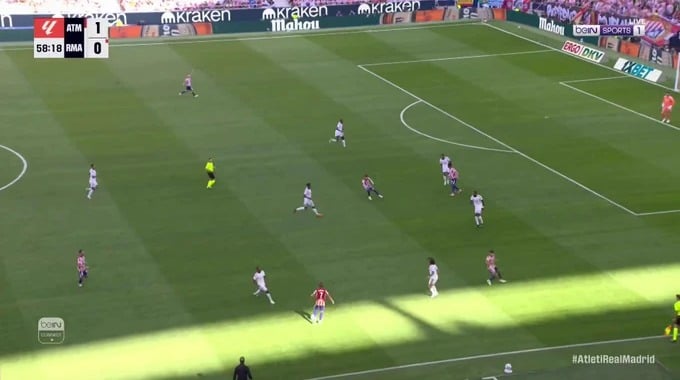 But Jonathan David Pour l’équipe Atlético Contre Real Madrid à la minute 59