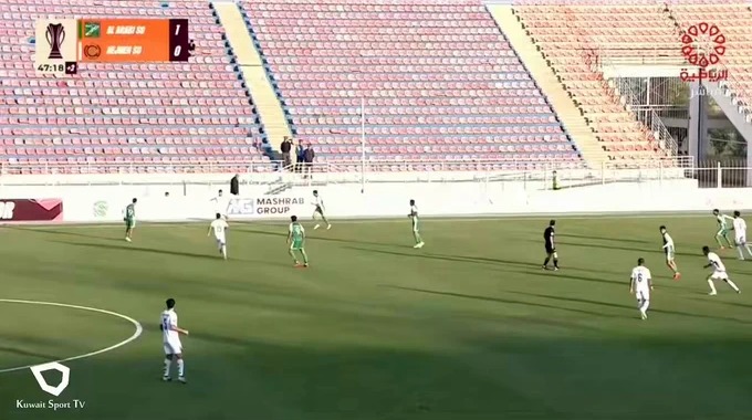 But Ali Kassas Pour l’équipe Al-Nejmeh Contre Al-Arabi à la minute 45