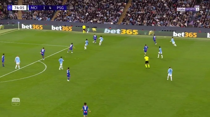 Goal Erling Haaland For Team Man City Against Paris-SG minute 75