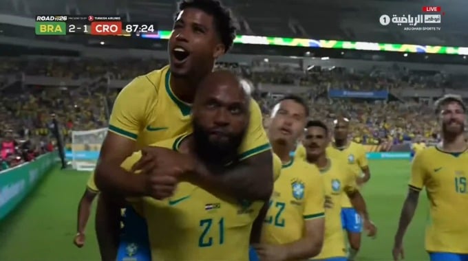 Penalty Igor Thiago For Team Brazil Against Croatia minute 88