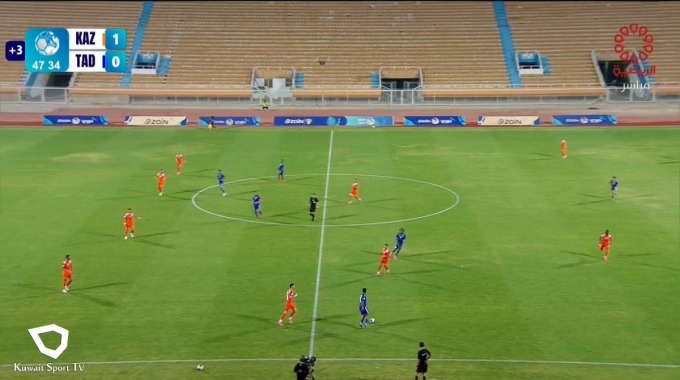 Penalty Marlon Santos For Team Al-Tadamon Against Kazma minute 45