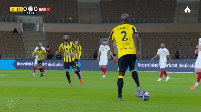 هدف حسام عوار لفريق الاتحاد بمواجهة ضمك بالدقيقة 25