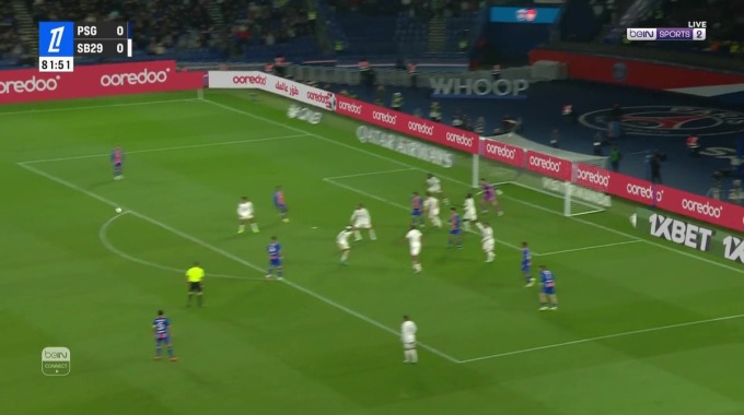 Goal Désiré Doué For Team Paris-SG Against Brestois minute 83