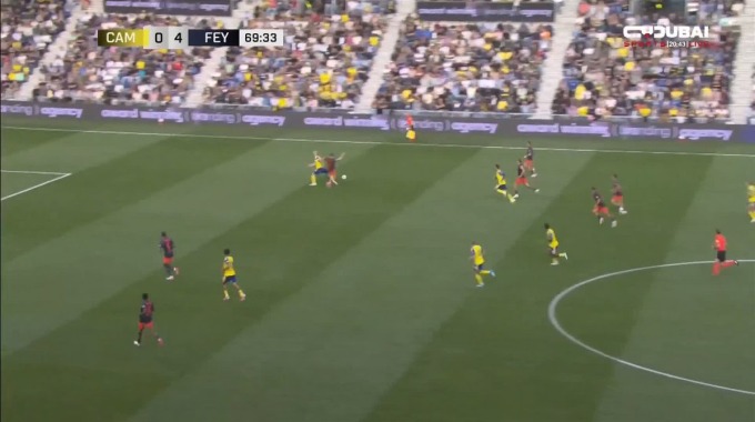 Gol Rafik El Arguioui Para el equipo Cambuur Contra Feyenoord en el minuto 70