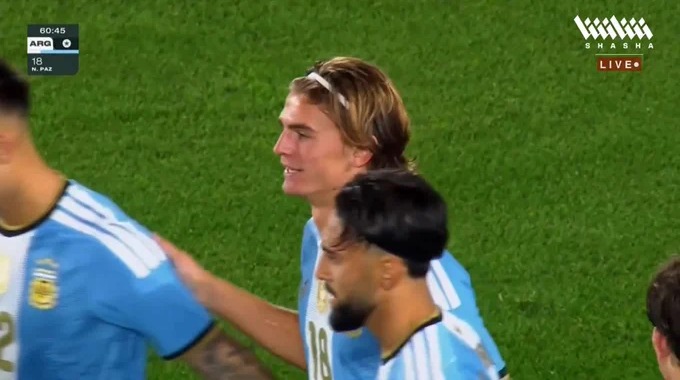 Goal Nico Paz For Team Argentina Against Benin minute 61